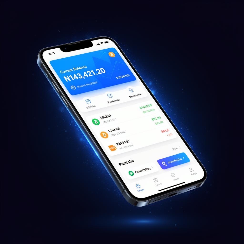AXIRA crypto wallet app on iPhone